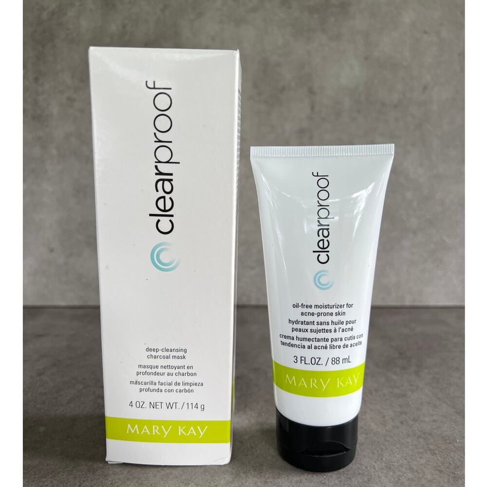 Mary Kay Clearproof bundle Deep cleansing charcoal mask & oil free moisturizer